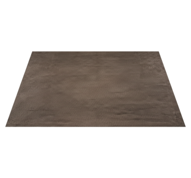 Alfombra vinílica marrón textura tejida oscura sólida - TenVinilo