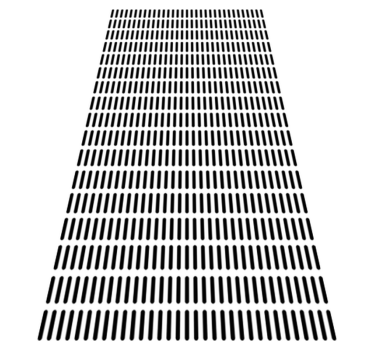 Alfombra vinilo baño líneas minimalistas - TenVinilo