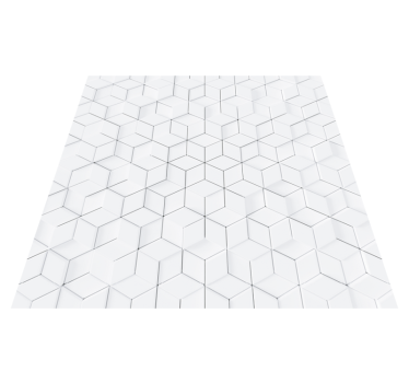 Alfombra vinílica blanca minimalista - TenVinilo