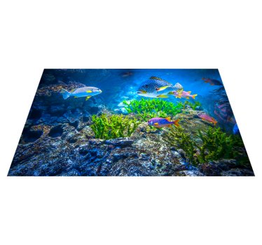 Aflombra vinilo peces submarinos - TenVinilo