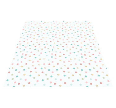 Alfombra vinílica bebé lunares minimalistas - TenVinilo
