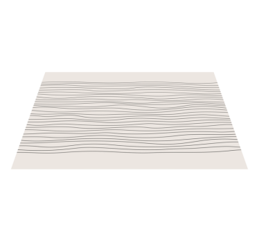 Alfombra vinílica beige rayas nórdicas - TenVinilo
