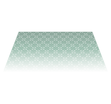 Alfombra vinílica dormitorio patrones verde menta - TenVinilo