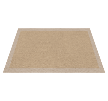 Alfombra vinílica beige efecto teplon natural - TenVinilo
