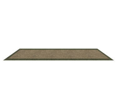 Alfombra vinilo pasillo moderna marco verde - TenVinilo