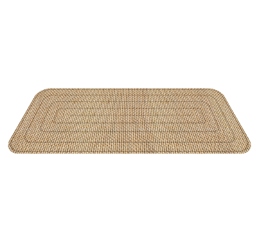Alfombra vinílica pasillo textura yute - TenVinilo
