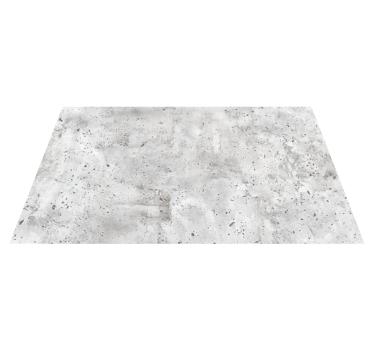 Alfombra vinílica comedor efecto cemento gris - TenVinilo