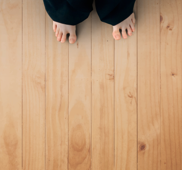 Alfombra vinílica madera color marrón claro - TenVinilo