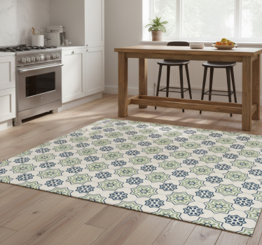 Alfombra vinílica cocina adhesivo de azulejos - TenVinilo