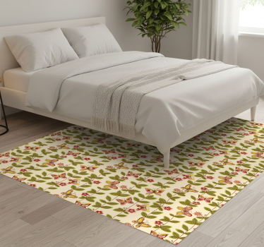 Alfombra vinílica dormitorio mariposas - TenVinilo