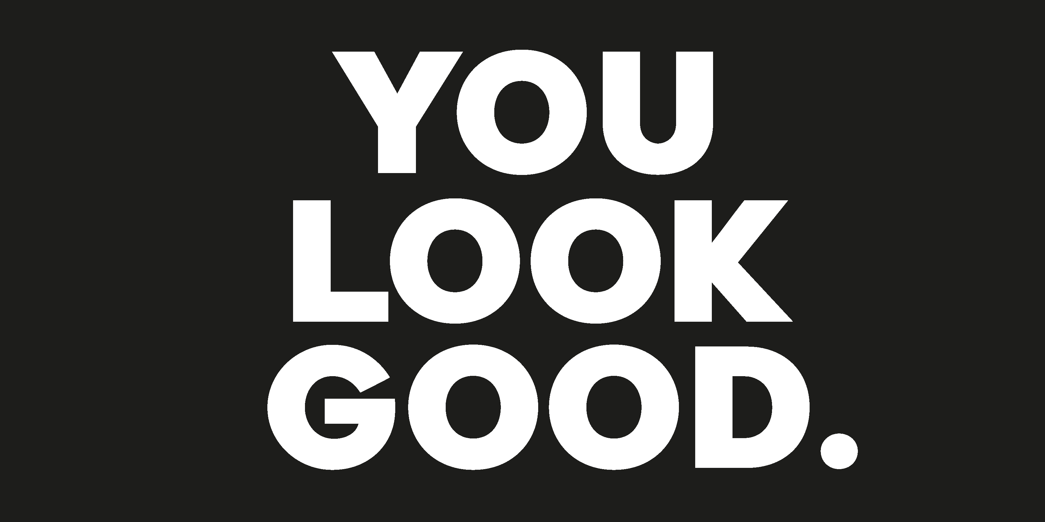 Alfombra vinilo baño you look good texto - TenVinilo