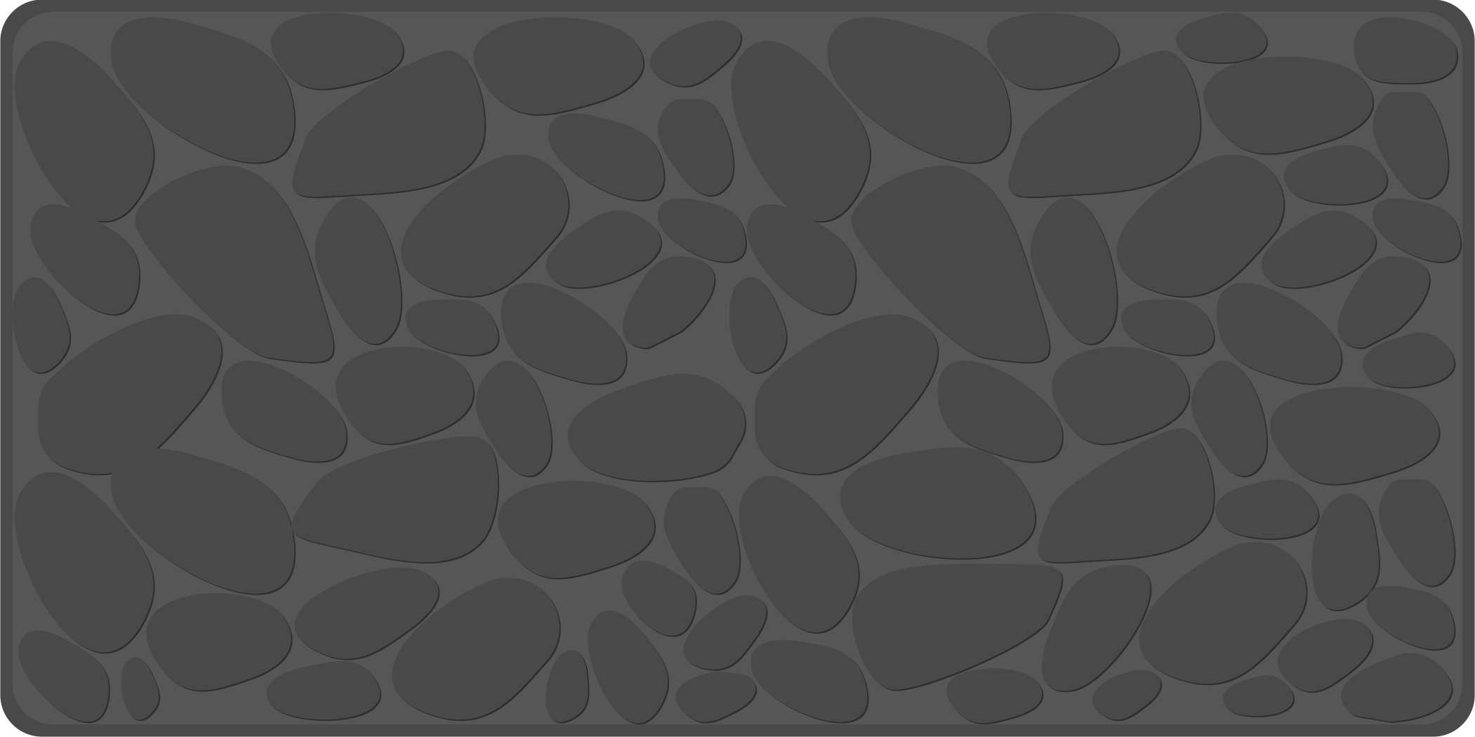 Alfombra vinilo baño efecto roca gris - TenVinilo