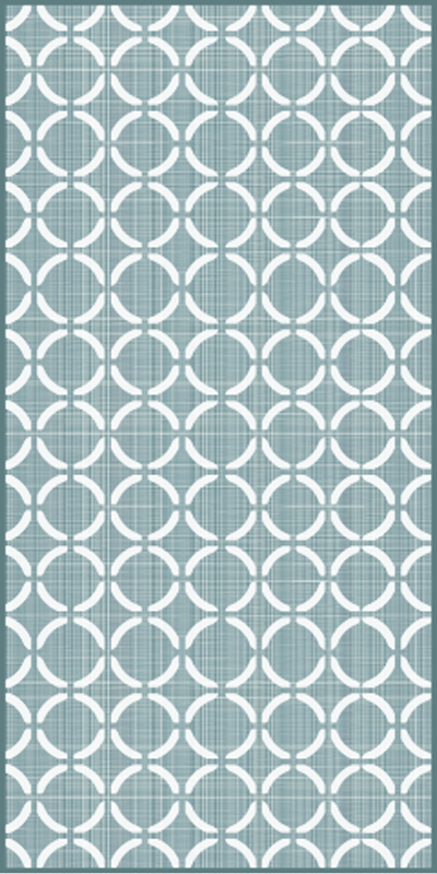 Alfombra vinilo cocina verde de estilo antiguo - TenVinilo