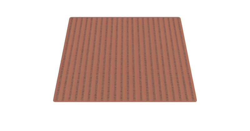 Alfombra vinilo exterior diseño de línea discontinua - TenVinilo