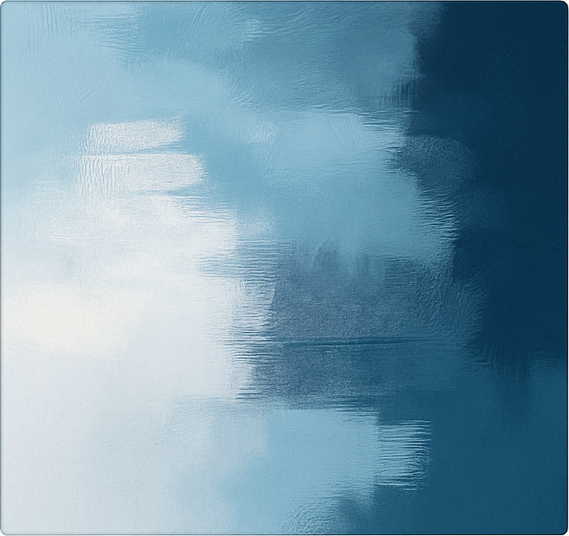 Alfombra vinilo azul arte expresionista abstracto - TenVinilo