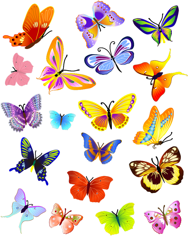 Alfombra vinílica animales mariposas voladoras multicolor - TenVinilo