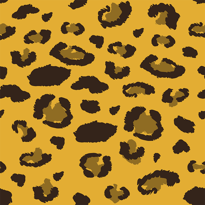Alfombra vinílica animales print leopardo - TenVinilo