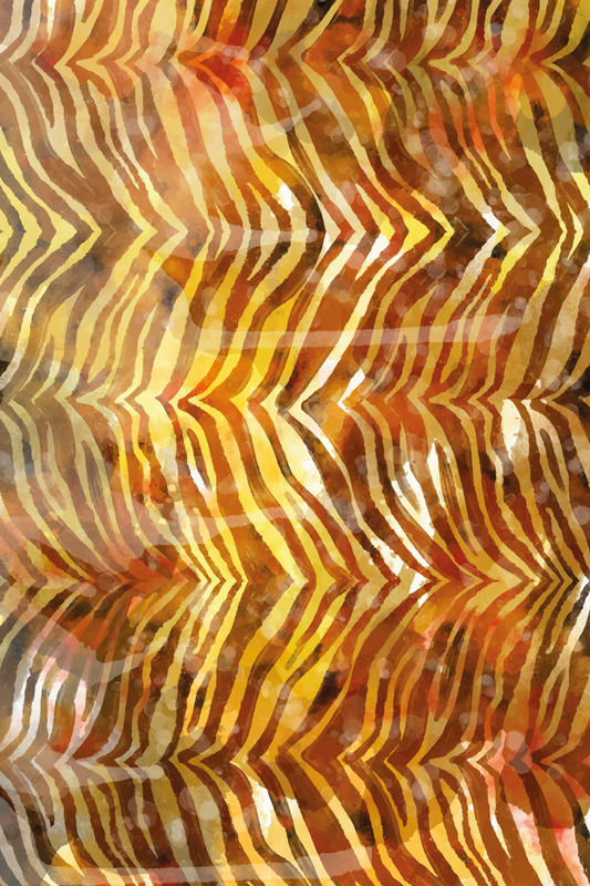 Alfombra vinílica animales zebra acuarela texturizada - TenVinilo