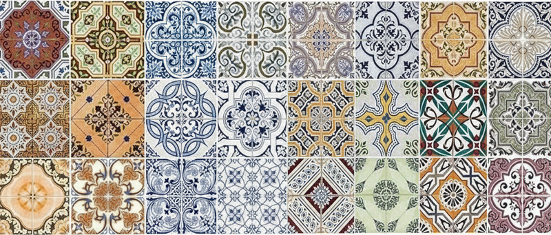 Alfombra vinilo cocina estilo mediterráneo ecléctico - TenVinilo