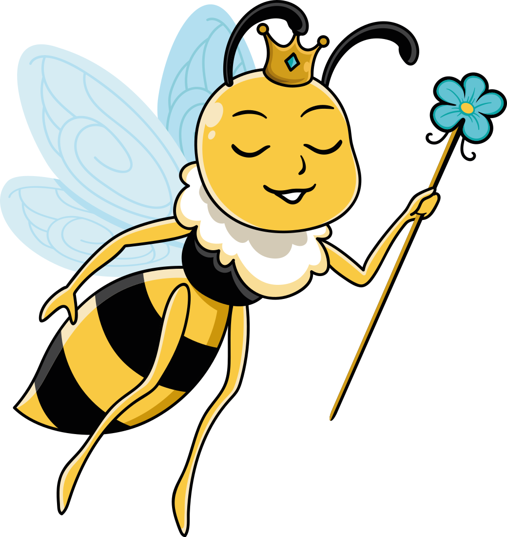 Alfombra vinílica animales personaje abeja real - TenVinilo