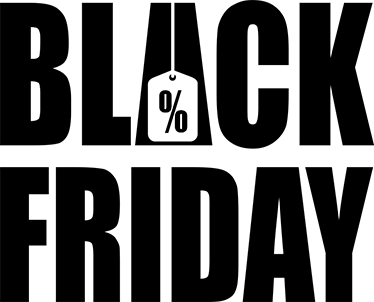 Alfombra vinílica black friday fondo blanco sencillo - TenVinilo