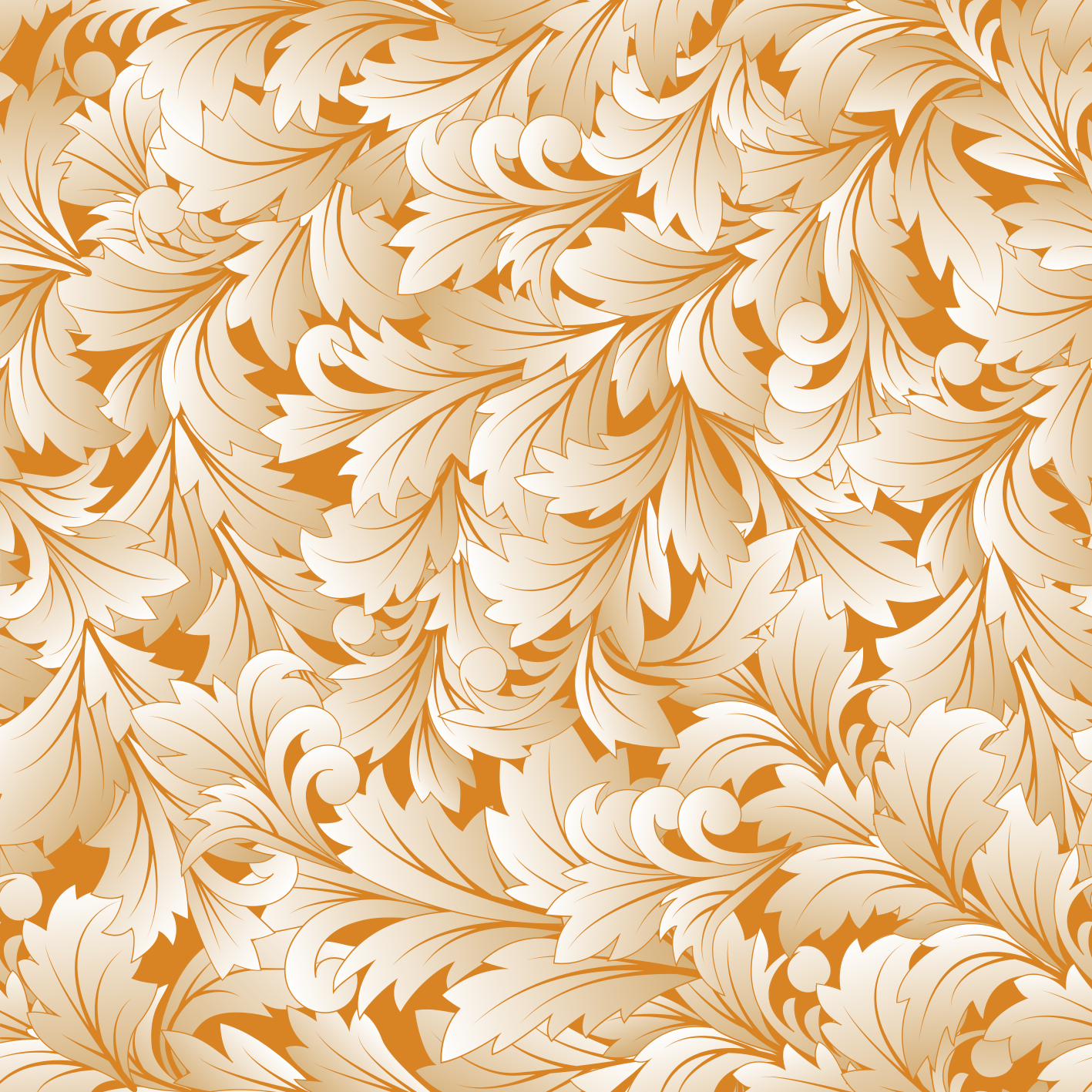 Alfombra vinílica flores patrón floral elegante - TenVinilo