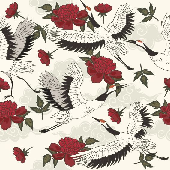 Alfombra vinílica flores tonos tierra suaves - TenVinilo