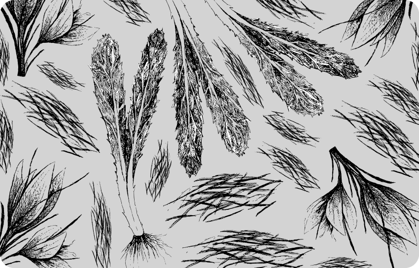 Alfombra vinílica flores patrón gris seco - TenVinilo