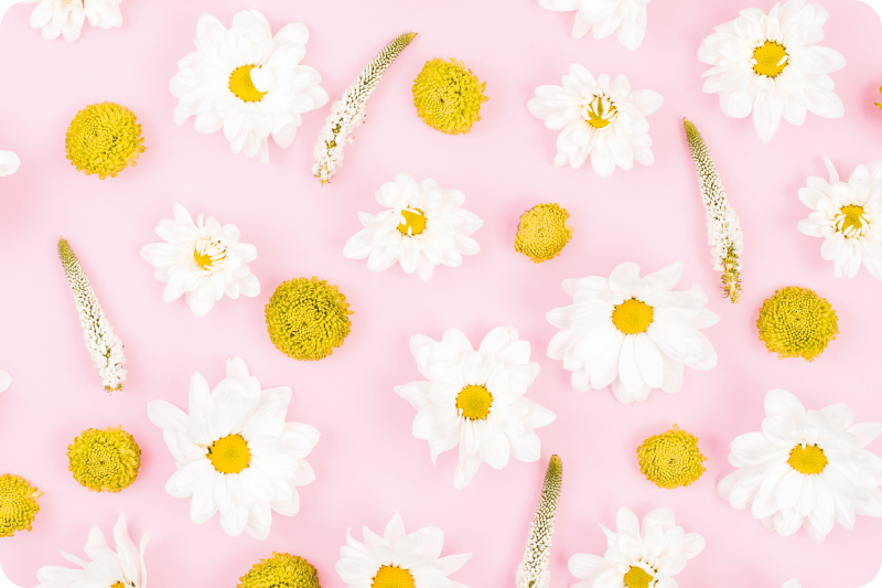 Alfombra vinílica flores de colores - TenVinilo