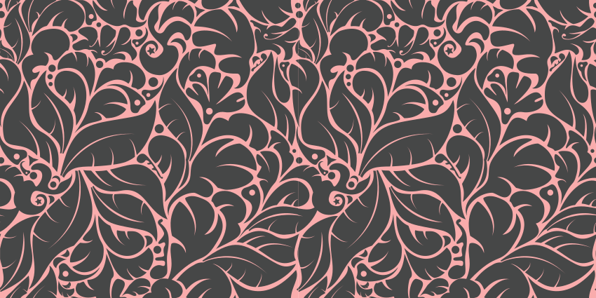 Alfombra vinílica flores diseño vintage floral - TenVinilo