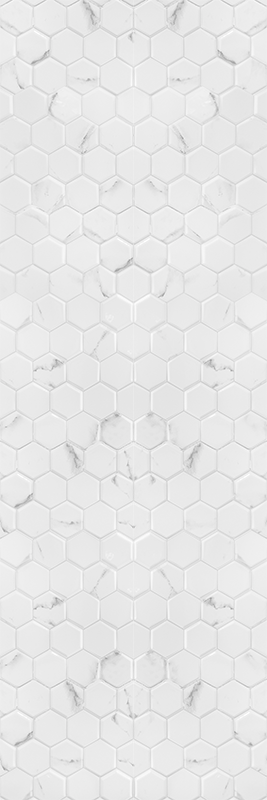 Alfombra vinilo cocina baldosas hexagonales gris elegante - TenVinilo