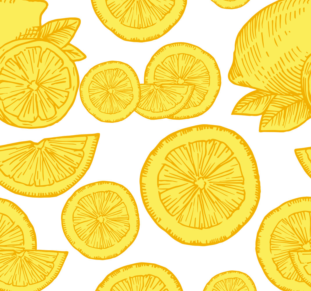 Alfombra vinilo cocina dibujo de naranjas y limones - TenVinilo