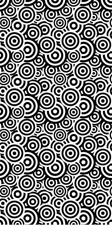 Alfombra vinilo baño diseño circular - TenVinilo
