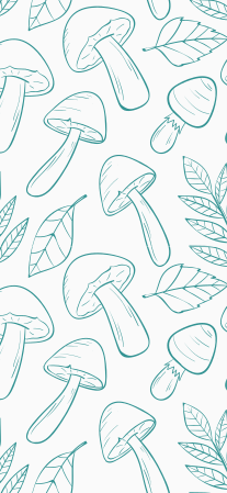 Alfombra vinílica flores con diseño de setas azules - TenVinilo