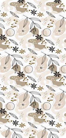 Alfombra vinílica flores diseño elegante en rosa y beige - TenVinilo