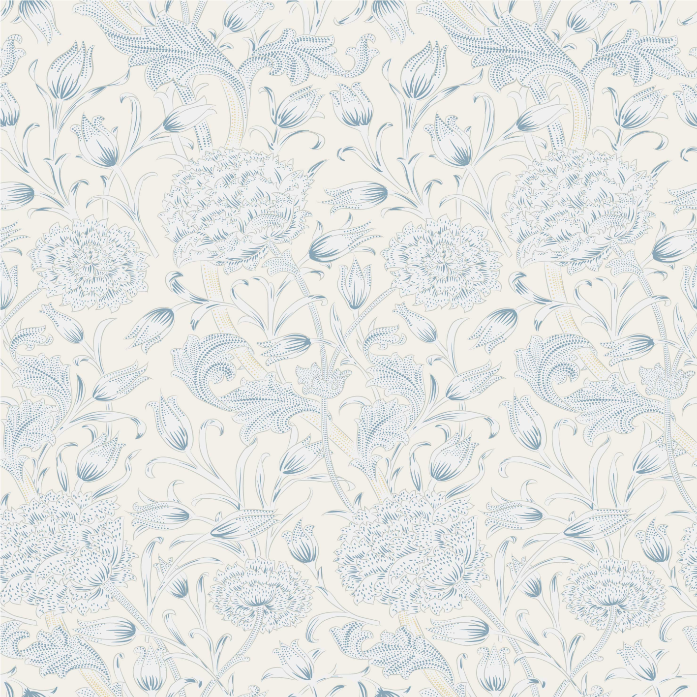 Alfombra vinílica dormitorio estampado floral armario - TenVinilo