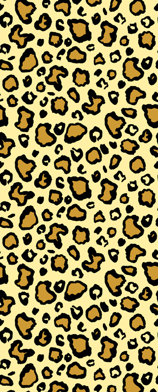 Alfombra vinílica animal print estampado leopardo - TenVinilo