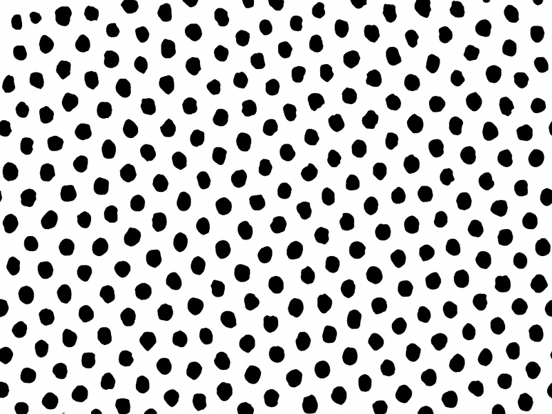 Alfombra vinílica animal print dálmata en blanco y negro - TenVinilo