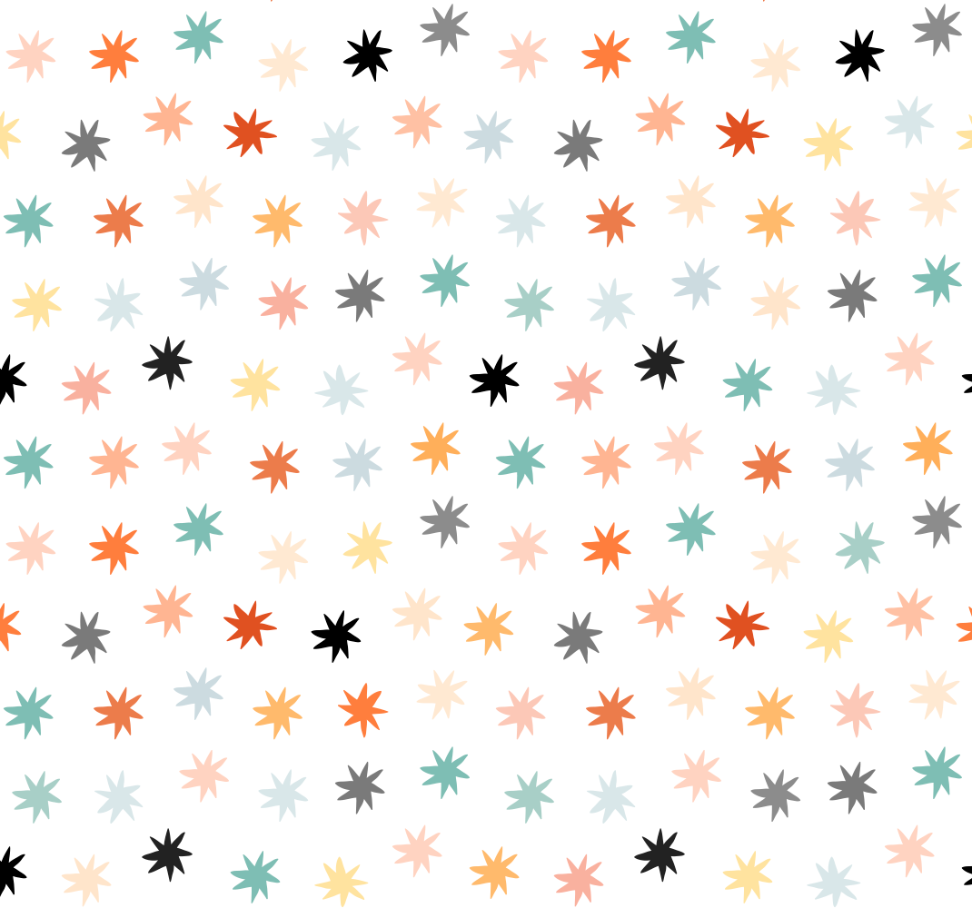 Alfombra vinílica estrellas diseño geométrico - TenVinilo