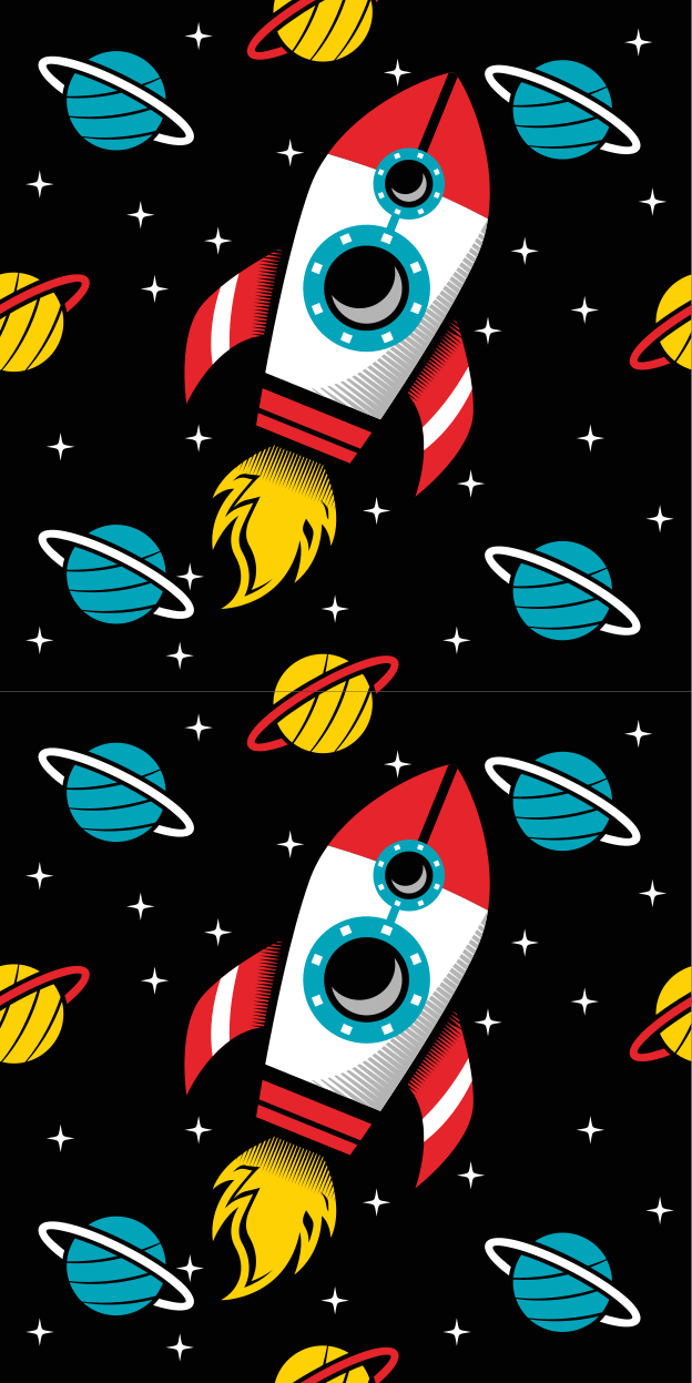 Alfombra vinílica estrellas hasta el infinito y más allá - TenVinilo