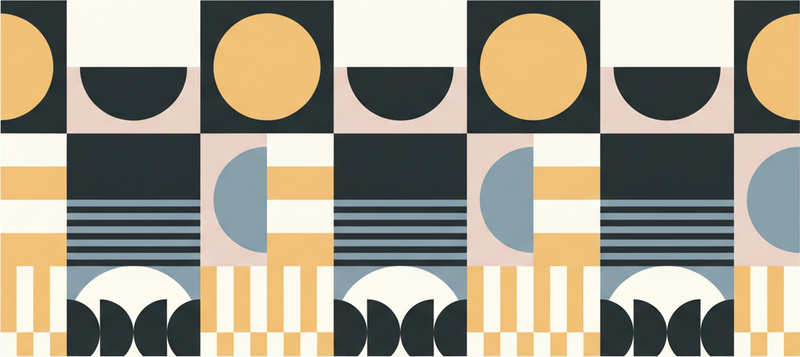 Alfombra vinilo salón patrón moderno abstracto - TenVinilo