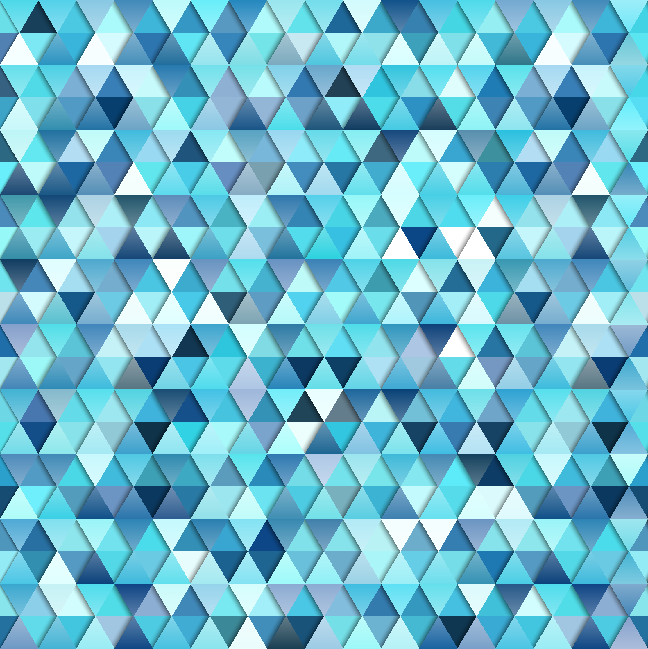 Alfombra vinílica geométrica azul abstracto - TenVinilo