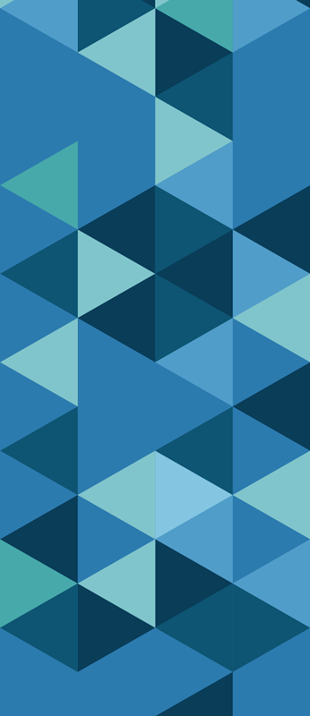 Alfombra vinílica geométrica cuadrados geométricos azules - TenVinilo