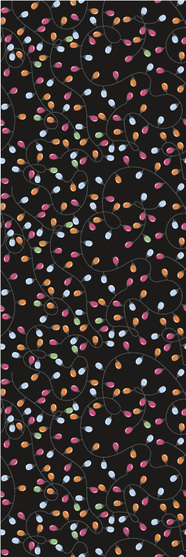 Alfombra vinílica navidad decoraciones luminosas navideñas - TenVinilo