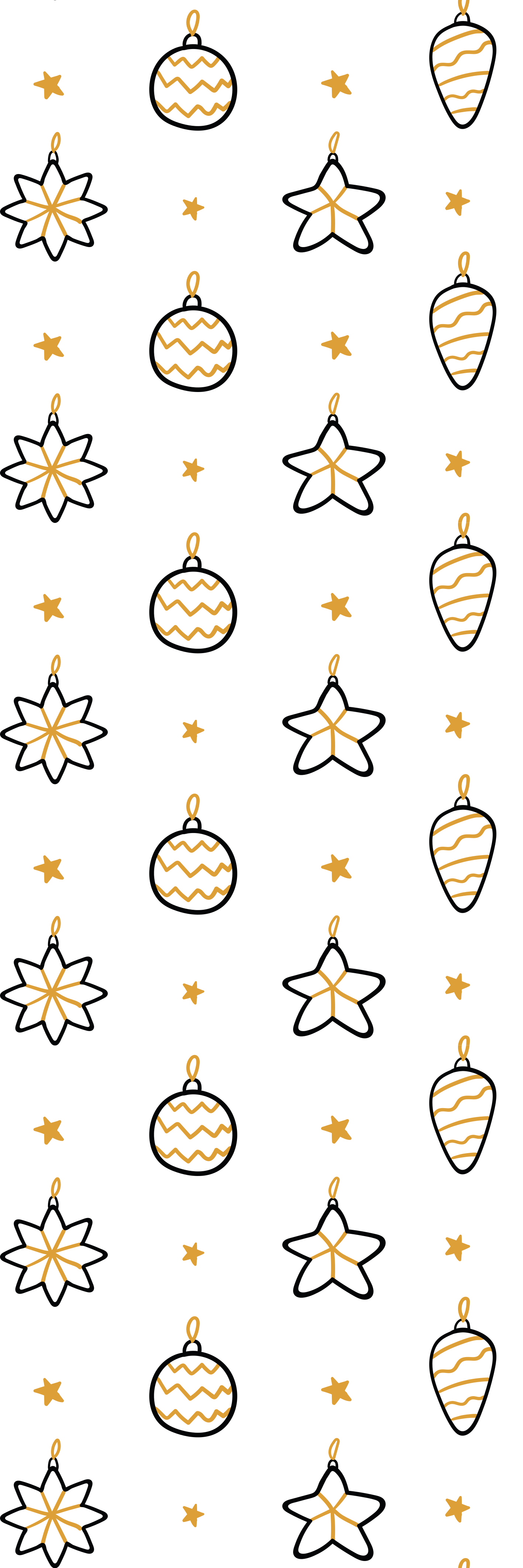 Alfombra vinílica navidad patrón de estrellas geométricas - TenVinilo