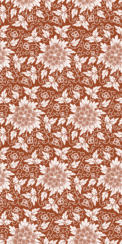 Alfombra vinílica naturaleza composición botánica - TenVinilo