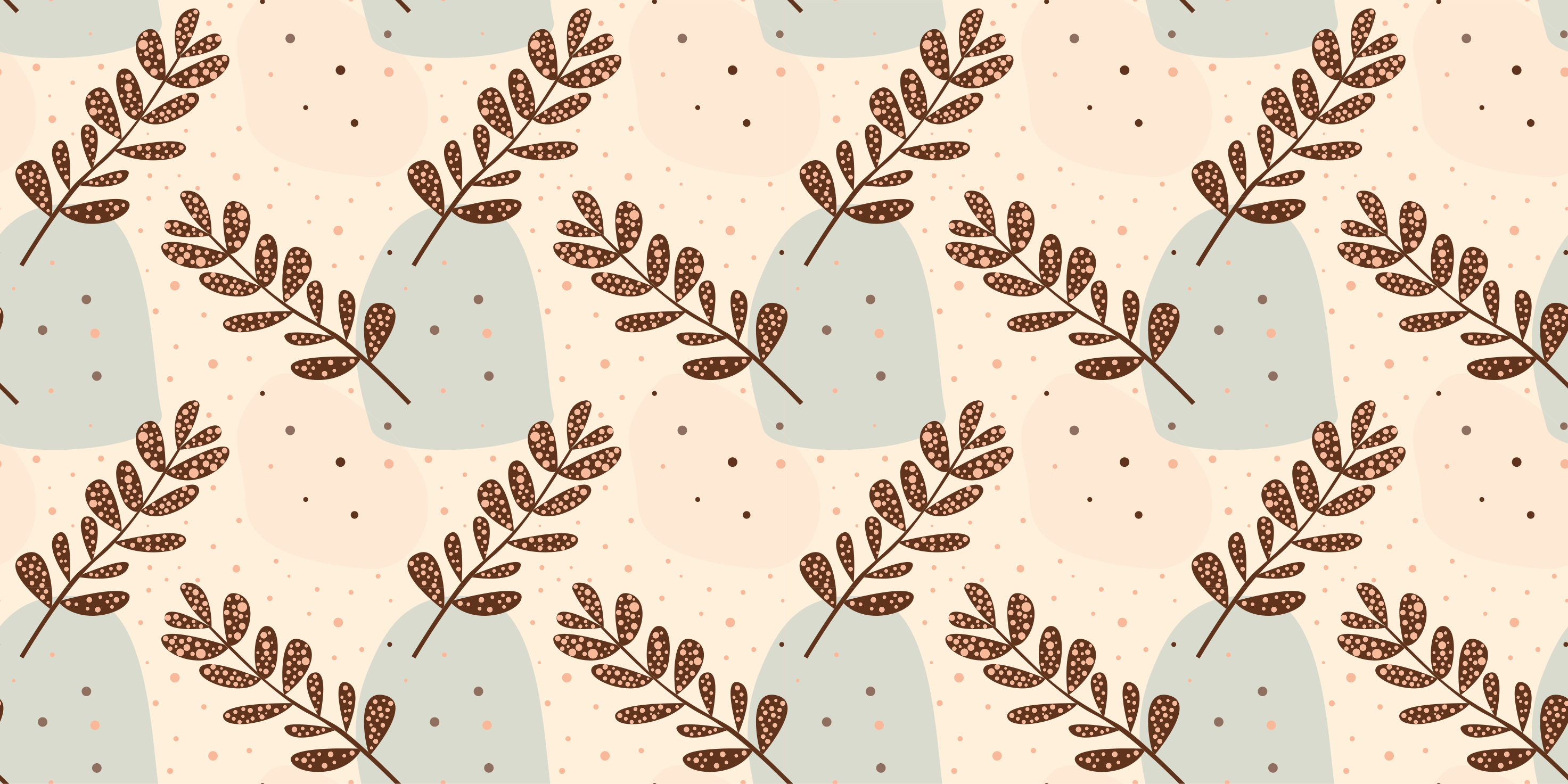 Alfombra vinílica flores aesthetic ramas suaves - TenVinilo