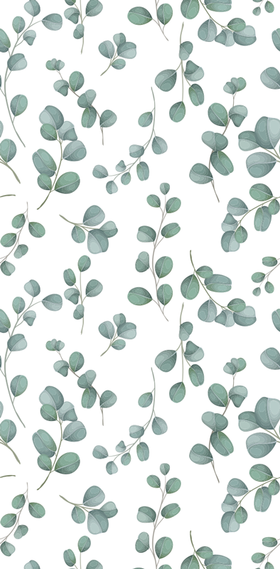 Alfombra vinílica dormitorio patrón floral acuarela elegante - TenVinilo