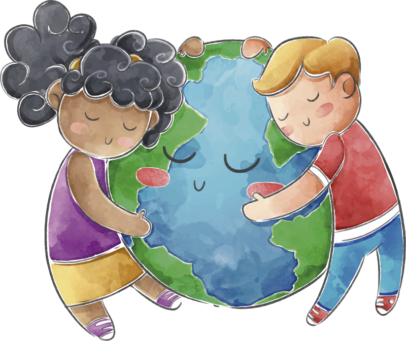 Alfombra vinílica infantil globo para niños - TenVinilo