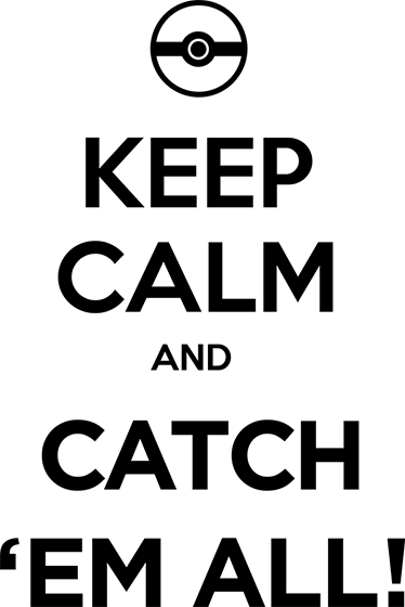 Alfombra vinílica juegos vinilo pokémon mantén la calma - TenVinilo